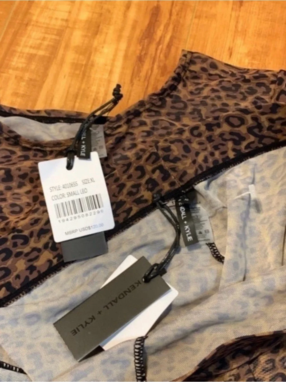 Kendall & Kylie Leopard Print Swim Cover Set